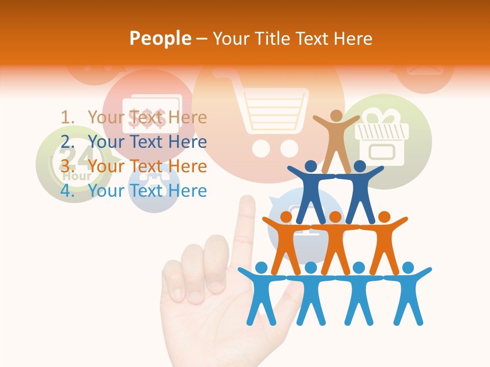 Phone Businessman Com PowerPoint Template