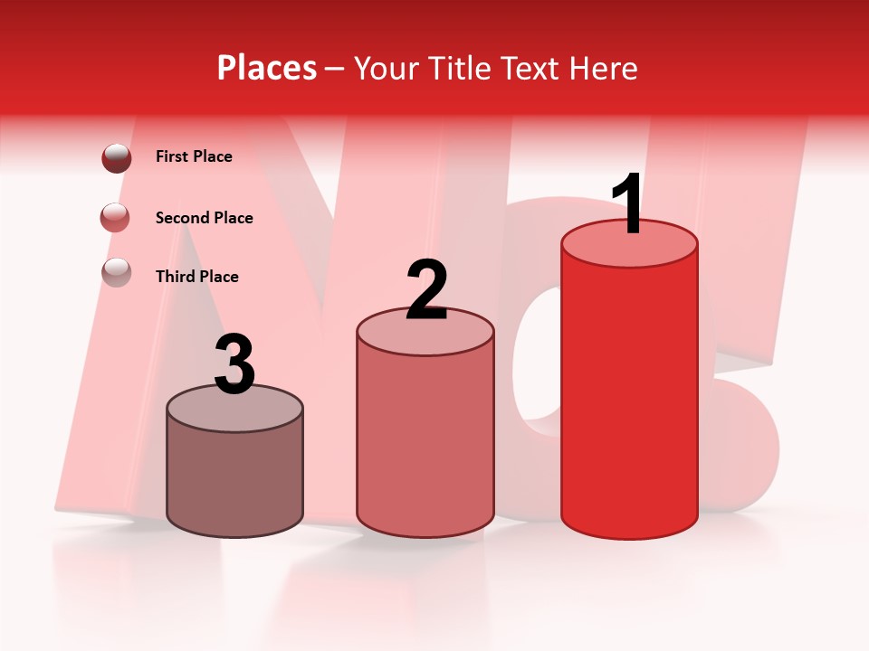 Illustration Red Idea PowerPoint Template