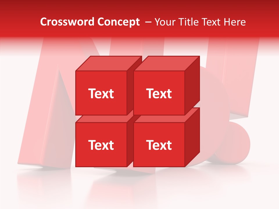 Illustration Red Idea PowerPoint Template