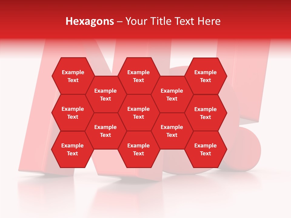 Illustration Red Idea PowerPoint Template