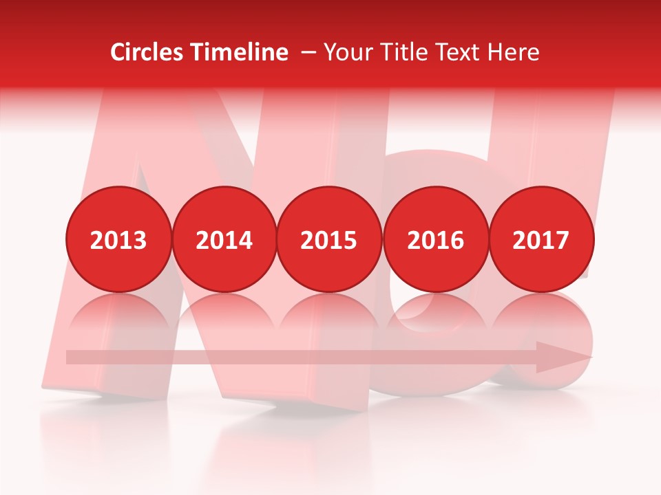 Illustration Red Idea PowerPoint Template