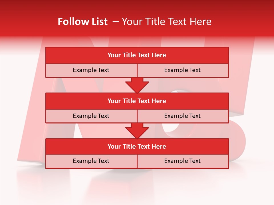 Illustration Red Idea PowerPoint Template