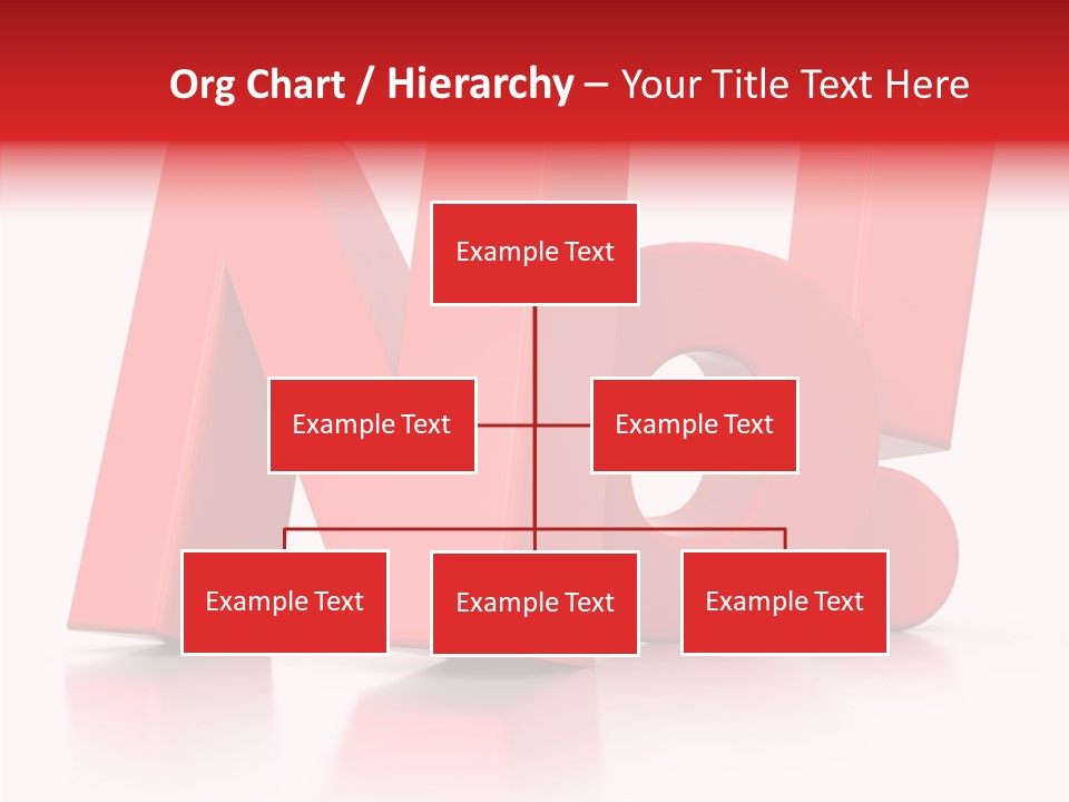Illustration Red Idea PowerPoint Template