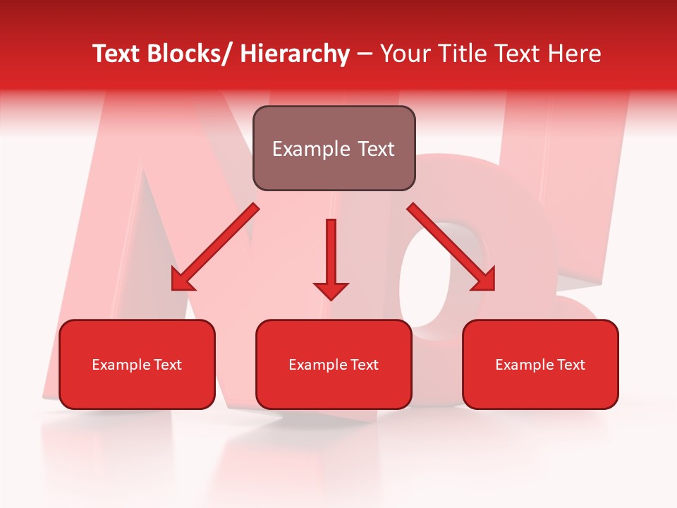 Illustration Red Idea PowerPoint Template