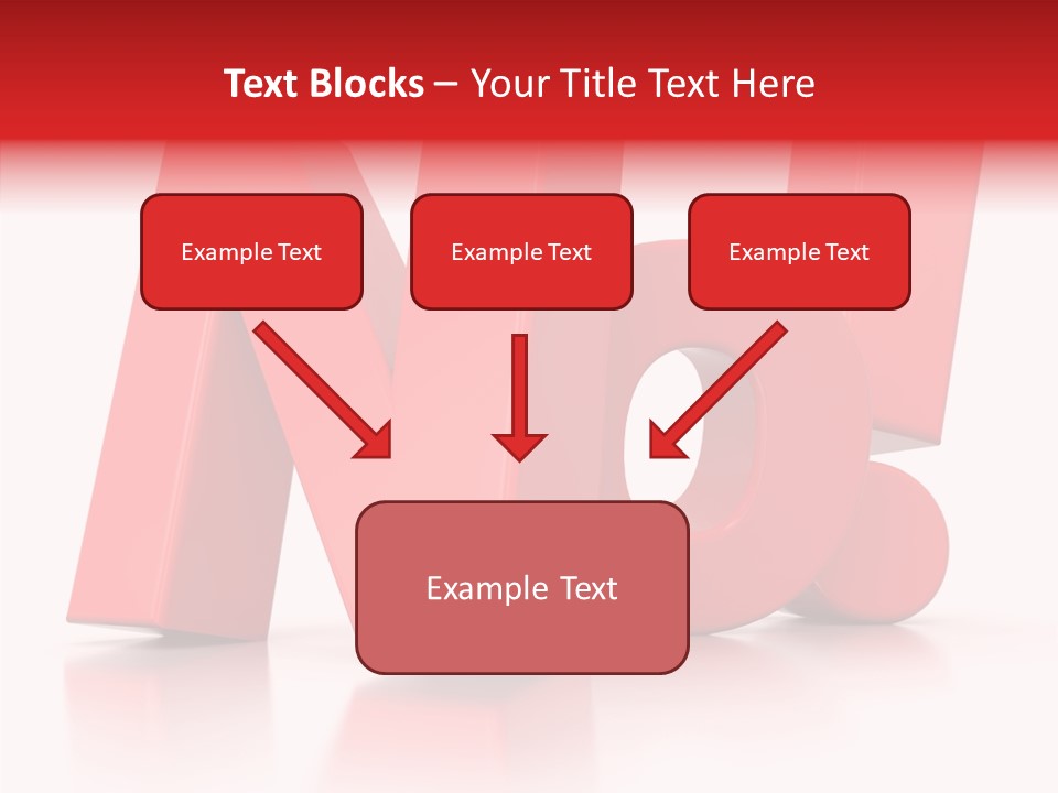 Illustration Red Idea PowerPoint Template
