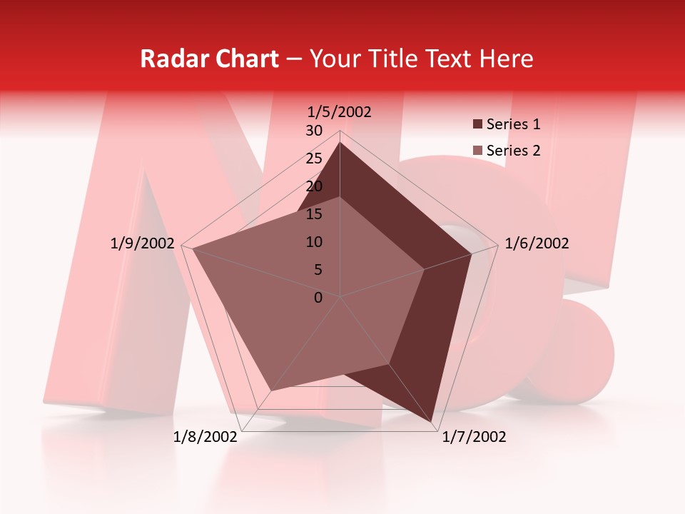 Illustration Red Idea PowerPoint Template