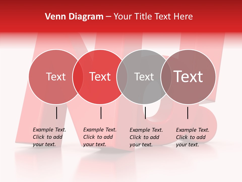 Illustration Red Idea PowerPoint Template
