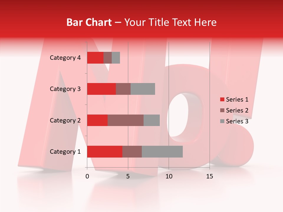 Illustration Red Idea PowerPoint Template