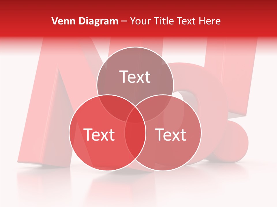 Illustration Red Idea PowerPoint Template