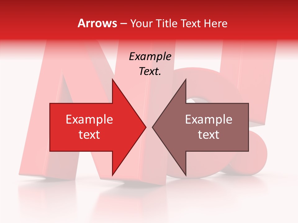 Illustration Red Idea PowerPoint Template