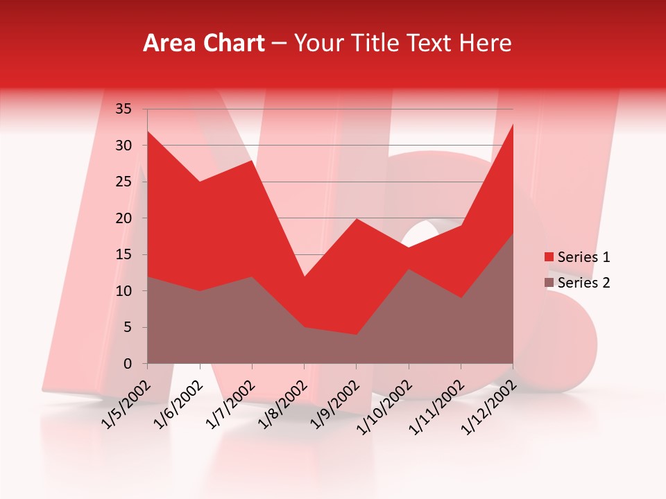 Illustration Red Idea PowerPoint Template
