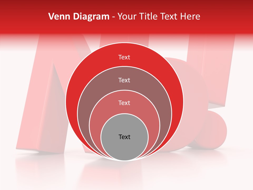 Illustration Red Idea PowerPoint Template