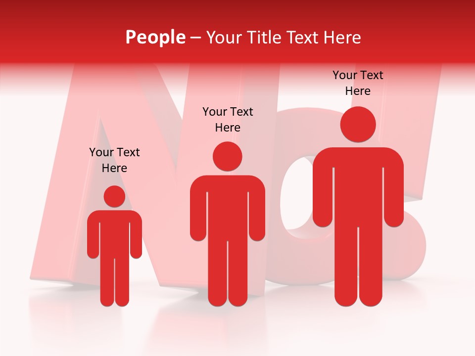 Illustration Red Idea PowerPoint Template