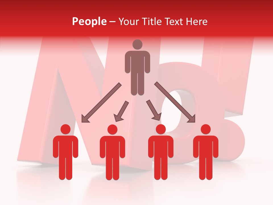 Illustration Red Idea PowerPoint Template