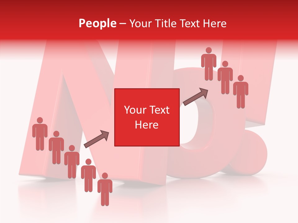 Illustration Red Idea PowerPoint Template
