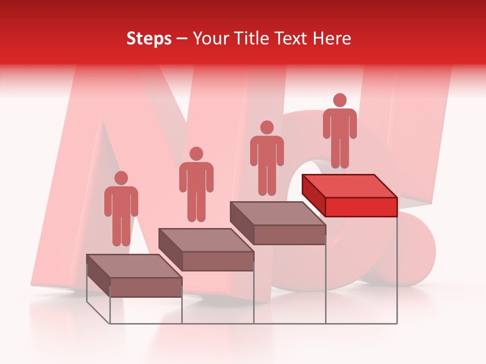 Illustration Red Idea PowerPoint Template