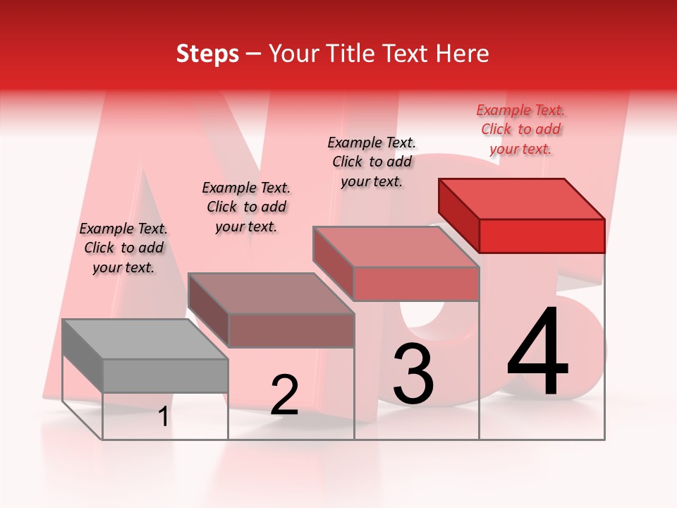 Illustration Red Idea PowerPoint Template