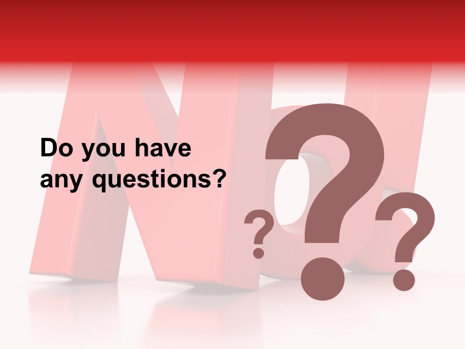 Illustration Red Idea PowerPoint Template