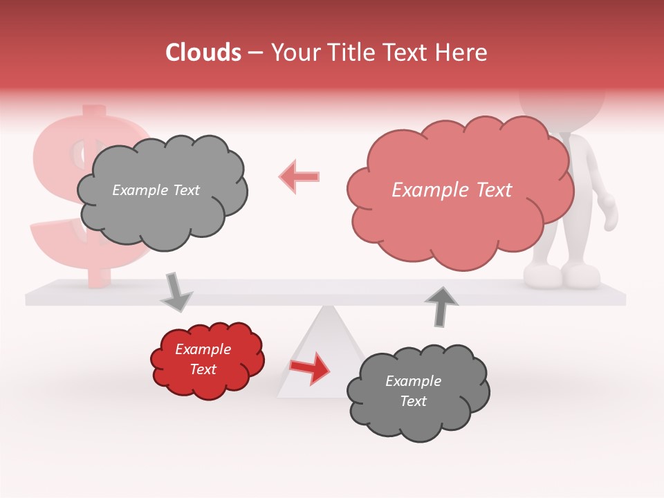 Earn White Idea PowerPoint Template