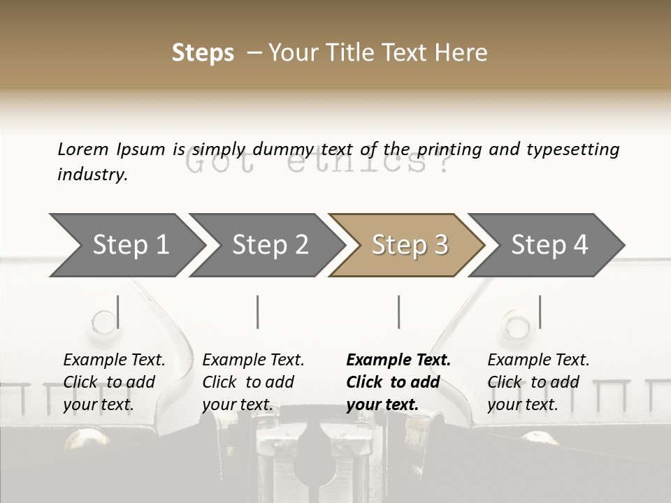 Integrity Attitude Fair PowerPoint Template