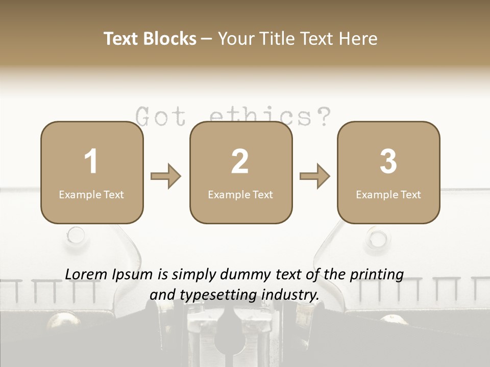 Integrity Attitude Fair PowerPoint Template