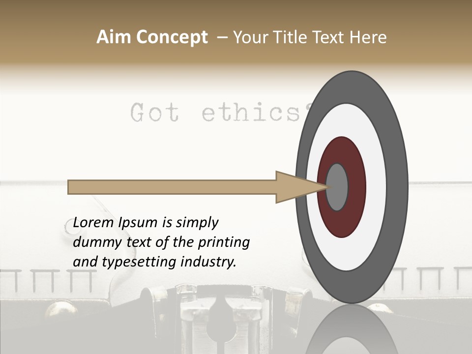 Integrity Attitude Fair PowerPoint Template