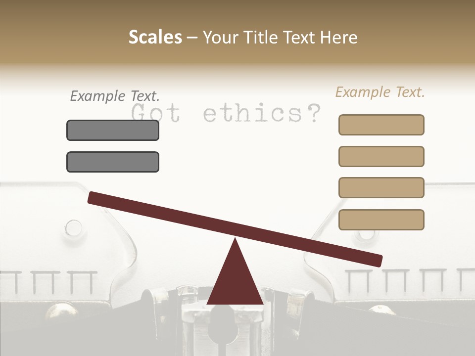 Integrity Attitude Fair PowerPoint Template