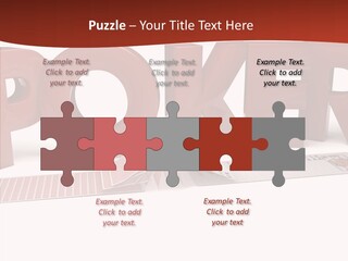 Isolated Chance Nuts PowerPoint Template
