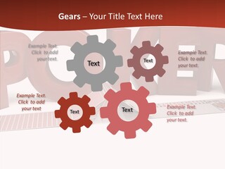 Isolated Chance Nuts PowerPoint Template