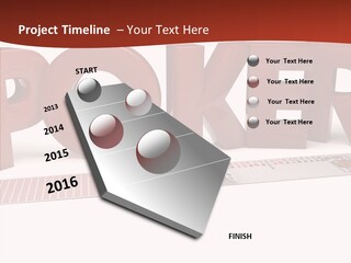 Isolated Chance Nuts PowerPoint Template