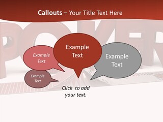 Isolated Chance Nuts PowerPoint Template