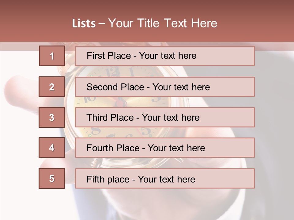 Small Object Timer PowerPoint Template