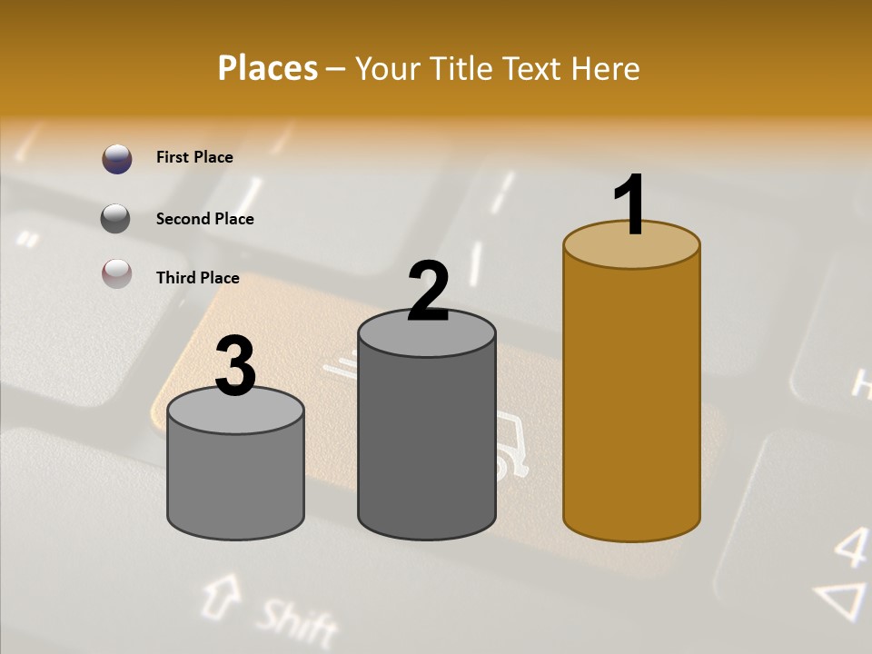 Mobile Global Van PowerPoint Template