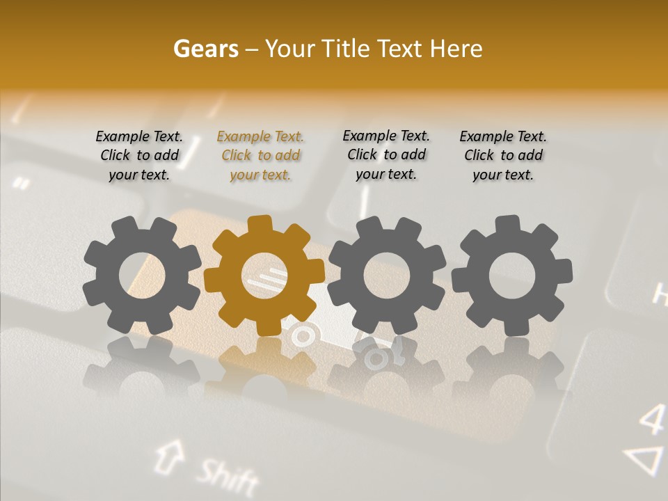 Mobile Global Van PowerPoint Template