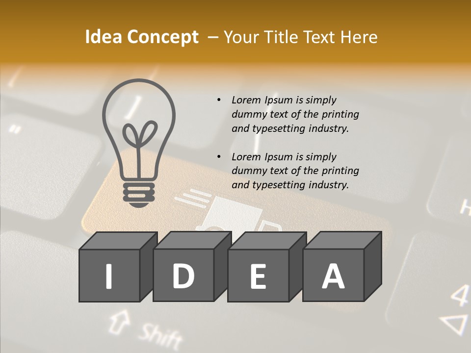 Mobile Global Van PowerPoint Template