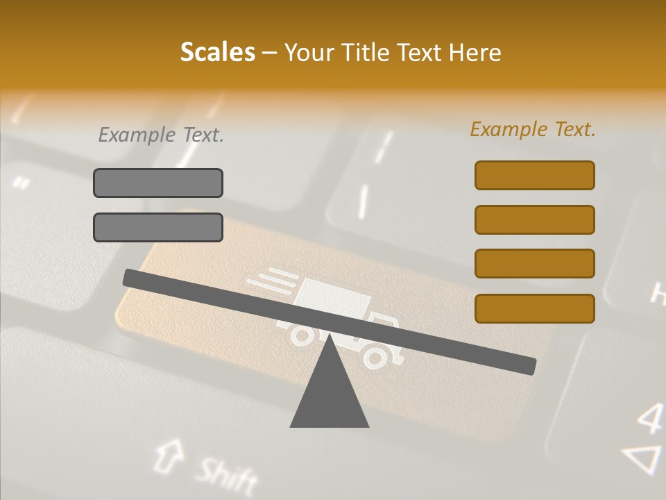 Mobile Global Van PowerPoint Template