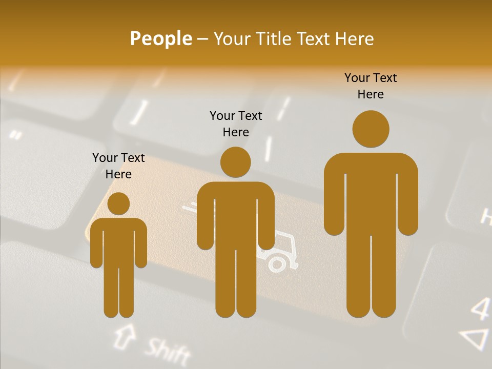 Mobile Global Van PowerPoint Template