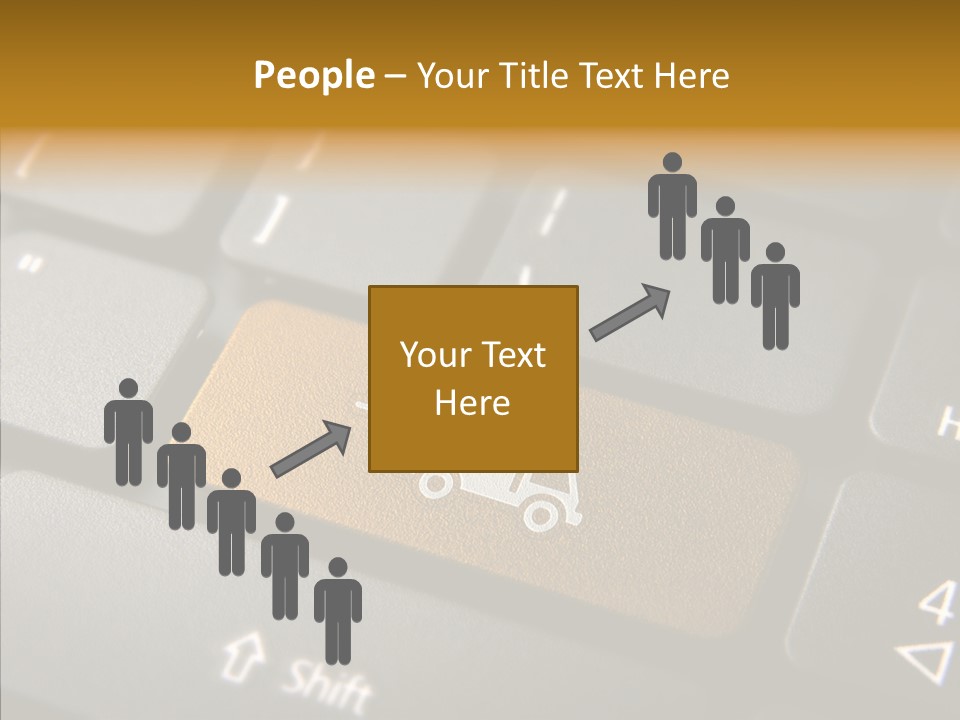 Mobile Global Van PowerPoint Template