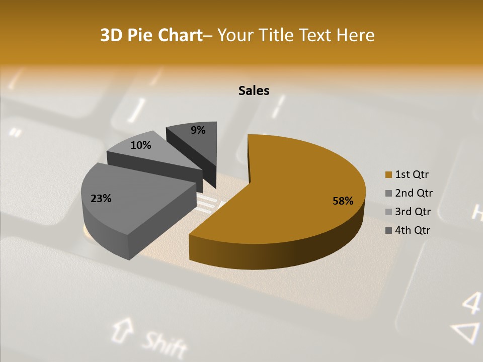 Mobile Global Van PowerPoint Template