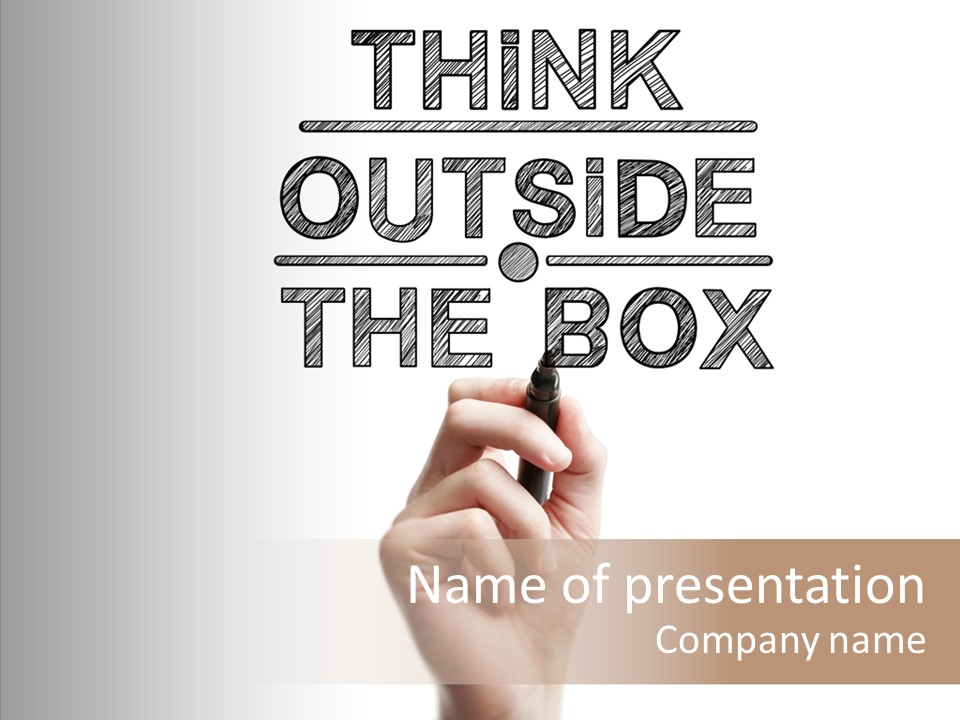 Transparent Image Person PowerPoint Template