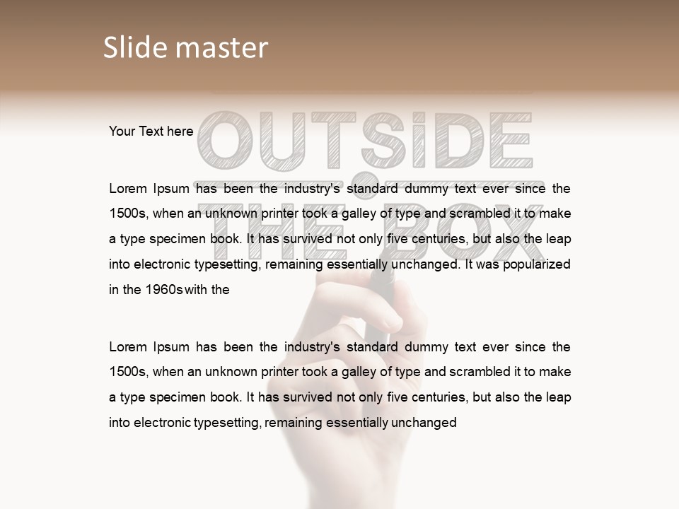 Transparent Image Person PowerPoint Template