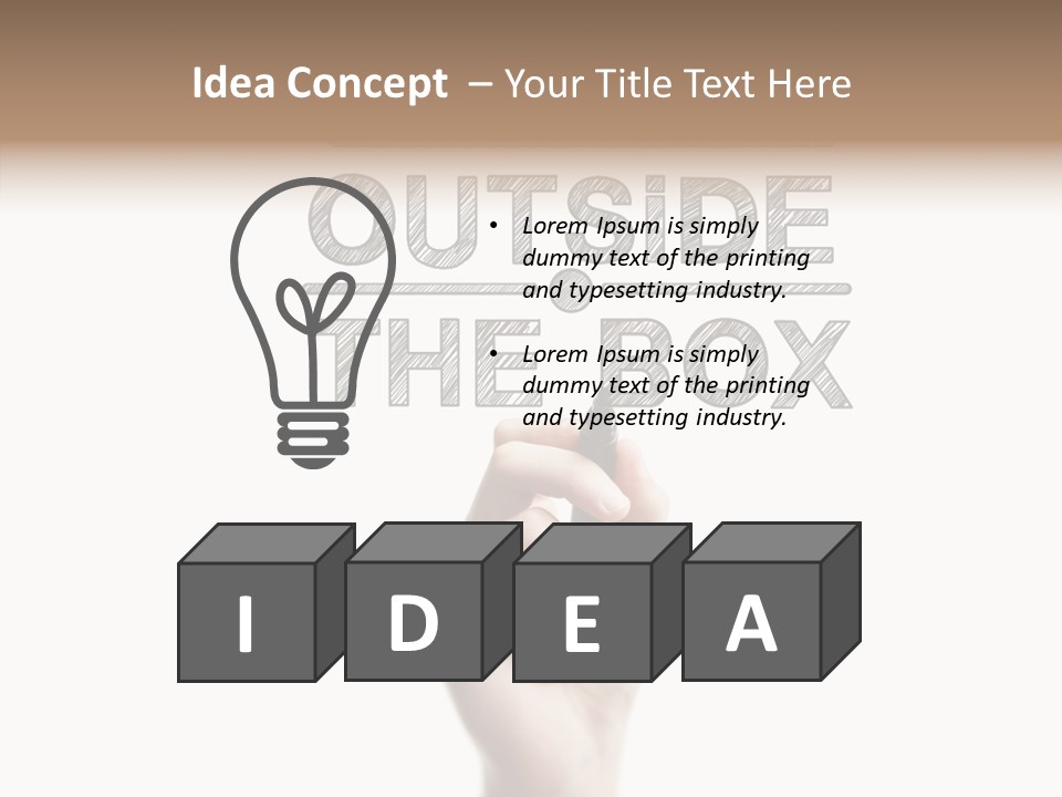 Transparent Image Person PowerPoint Template