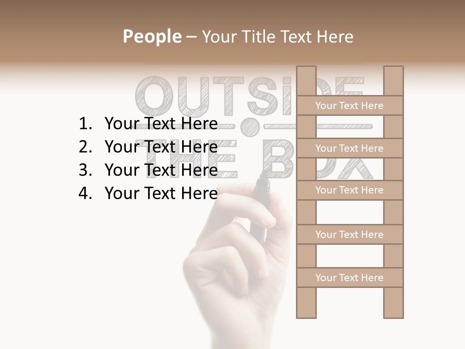 Transparent Image Person PowerPoint Template