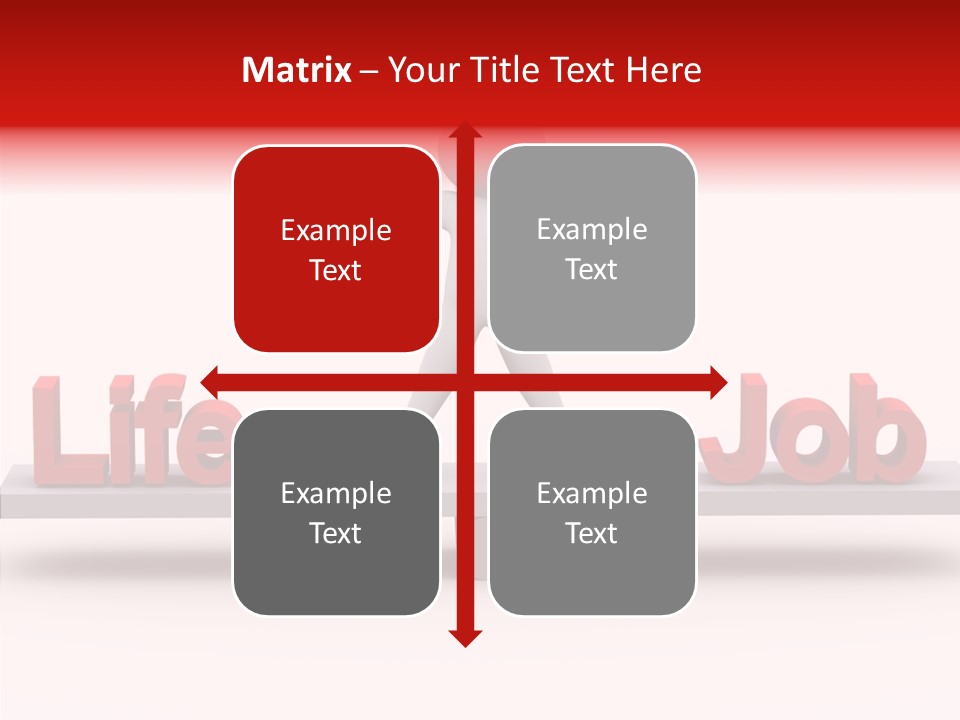 Standing Active Posing PowerPoint Template