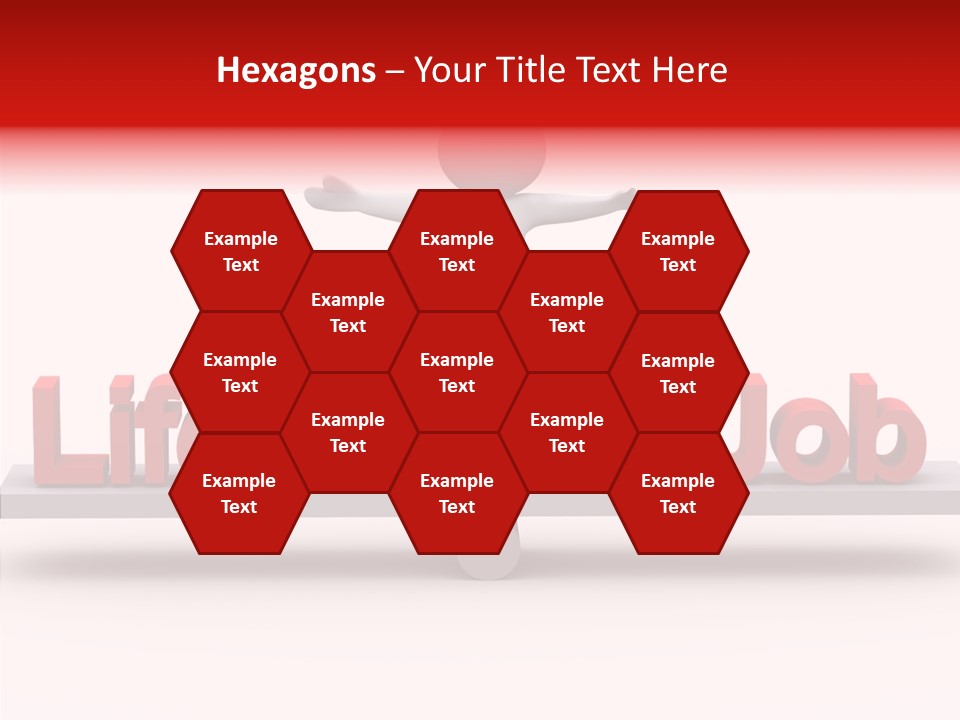 Standing Active Posing PowerPoint Template