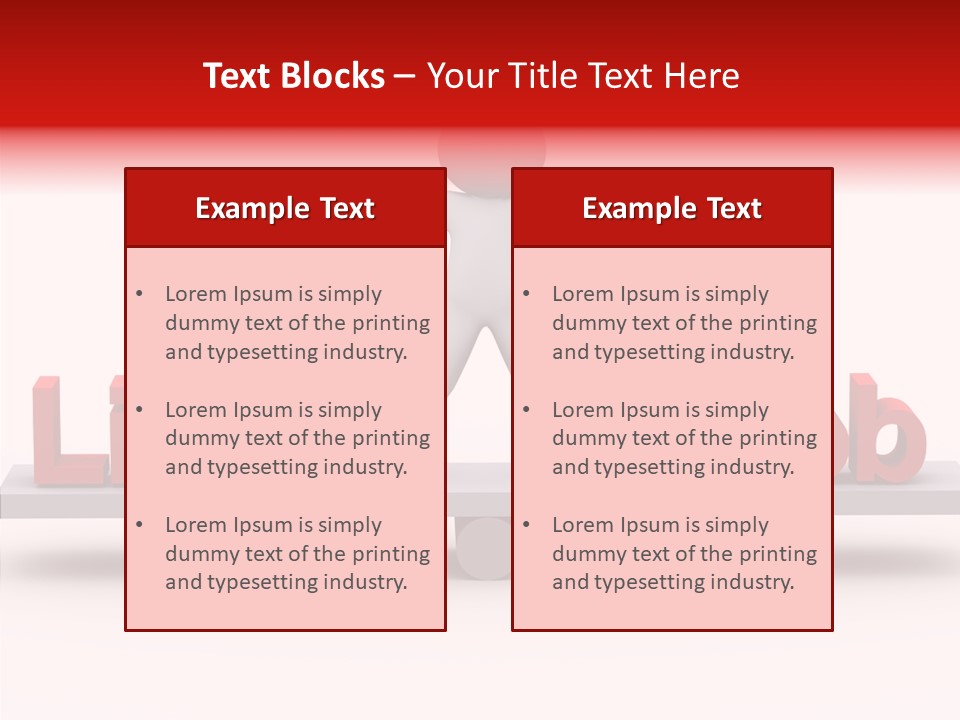 Standing Active Posing PowerPoint Template