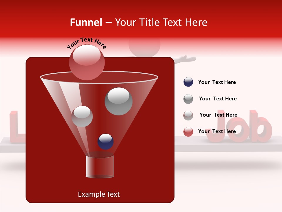 Standing Active Posing PowerPoint Template