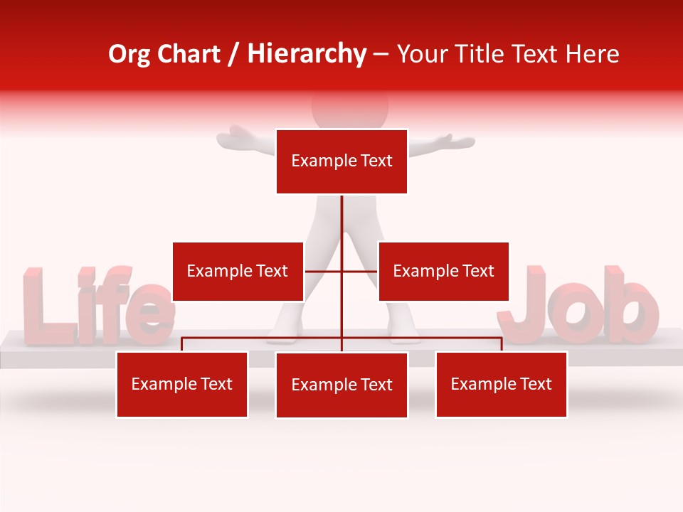 Standing Active Posing PowerPoint Template