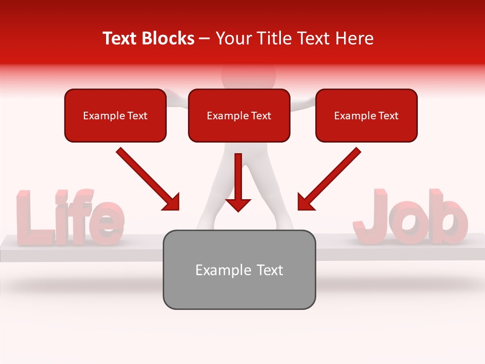 Standing Active Posing PowerPoint Template