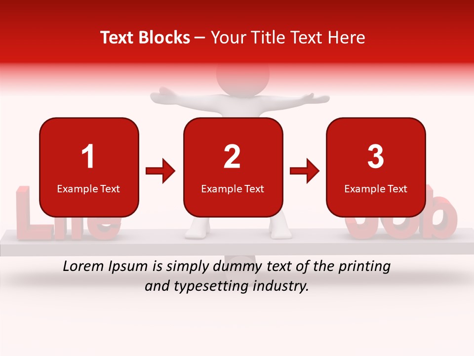 Standing Active Posing PowerPoint Template